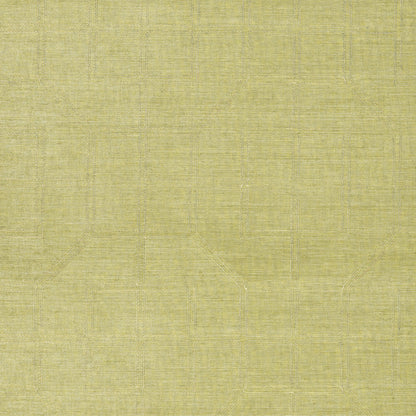 SCHUMACHER  ATELIER LINYI EMBROIDERED FRET SISAL   Celery   - 5003551
