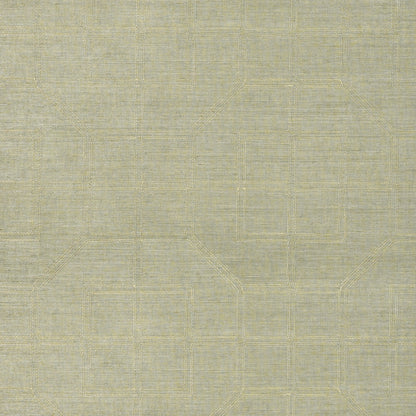 SCHUMACHER  ATELIER LINYI EMBROIDERED FRET SISAL   Mist   - 5003552