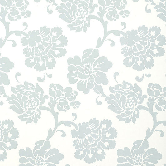 SCHUMACHER  PALAZZO ALBERO FLOREALE DAMASK   AQUA   - 5003622