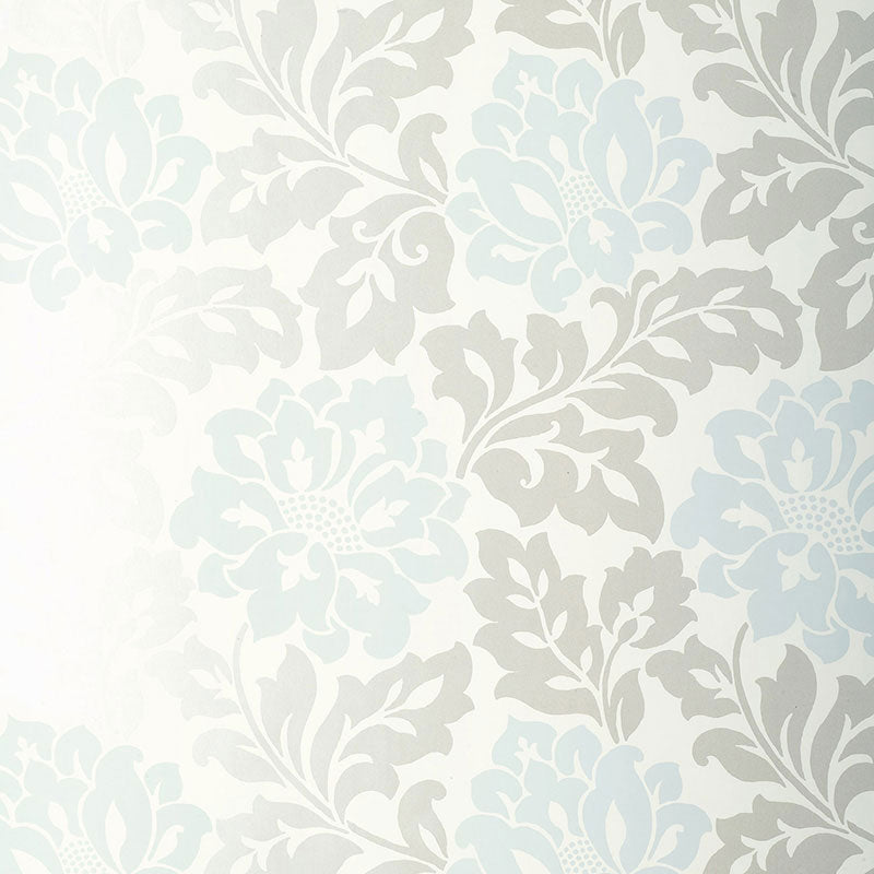 SCHUMACHER  PALAZZO SARACENO DAMASK   AQUAMARINE   - 5003631