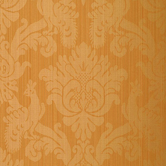 SCHUMACHER  PALAZZO VALETTE STRIE DAMASK   TERRACOTTA   - 5003663