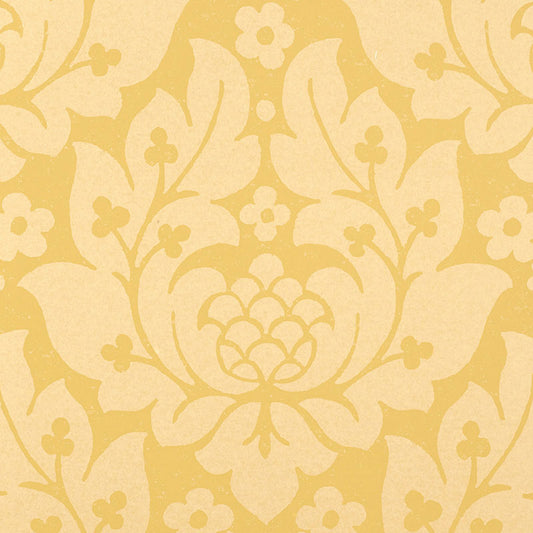 SCHUMACHER  PALAZZO FIORE DAMASK   BUTTERCUP   - 5003671