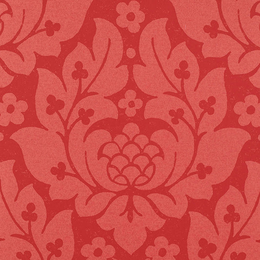 SCHUMACHER  PALAZZO FIORE DAMASK   BERRY   - 5003672
