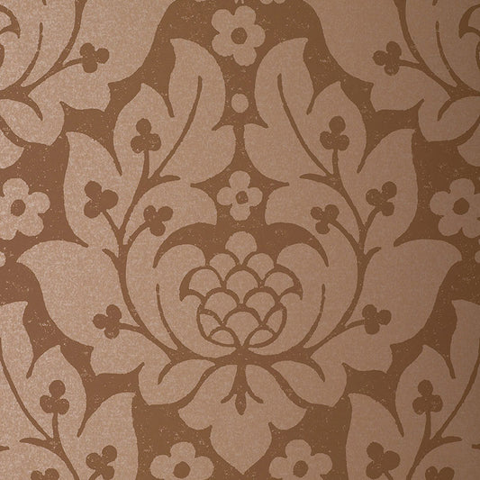 SCHUMACHER  PALAZZO FIORE DAMASK   MOCHA   - 5003673