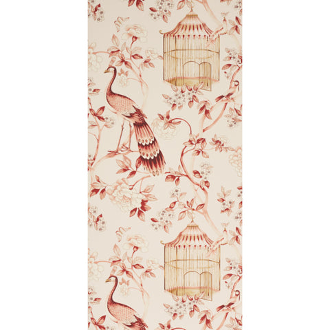 SCHUMACHER  ATELIER OISEAUX ET FLEURS   Cinnabar   - 5004082