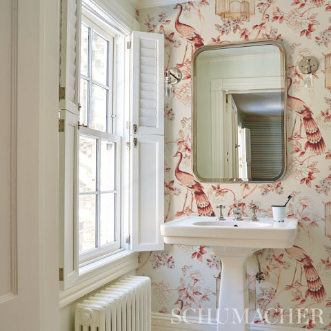 SCHUMACHER  ATELIER OISEAUX ET FLEURS   Cinnabar   - 5004082
