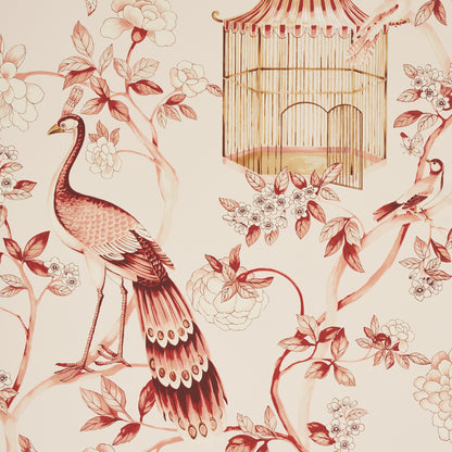 SCHUMACHER  ATELIER OISEAUX ET FLEURS   Cinnabar   - 5004082