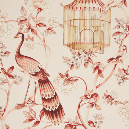 SCHUMACHER  ATELIER OISEAUX ET FLEURS   Cinnabar   - 5004082