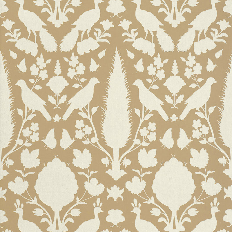 SCHUMACHER WALLCOVERING  PRINT HAPPY CHENONCEAU   FAWN   - 5004121
