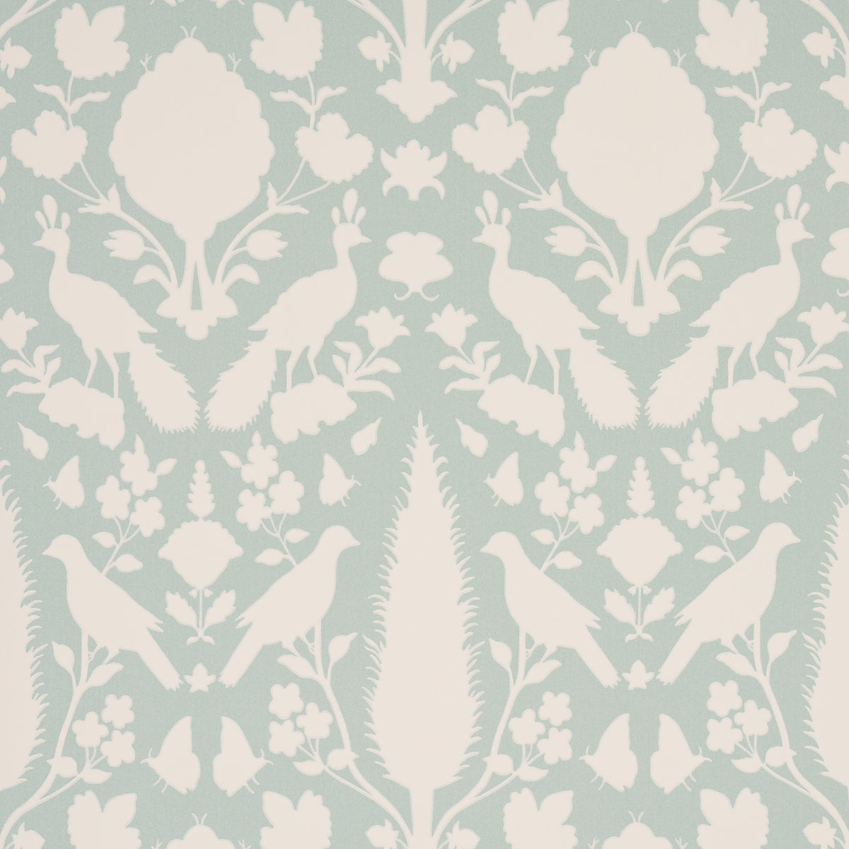SCHUMACHER WALLCOVERING  PRINT HAPPY CHENONCEAU   AQUAMARINE   - 5004122