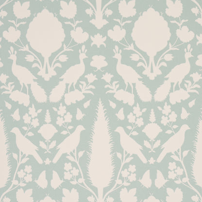 SCHUMACHER WALLCOVERING  PRINT HAPPY CHENONCEAU   AQUAMARINE   - 5004122