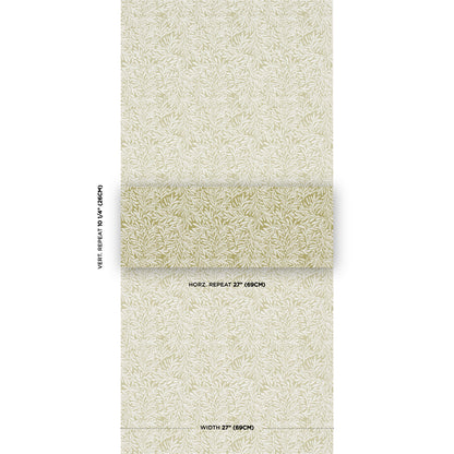 SCHUMACHER  CRAFT REVIVAL WILLOW LEAF   MOSS   - 5004137