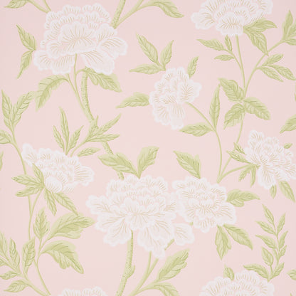 SCHUMACHER WALLCOVERING  ORIENT EXPRESS WHITNEY FLORAL   BLUSH   - 5004386