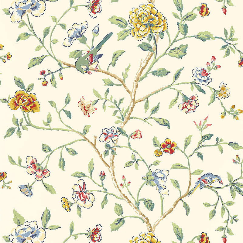 SCHUMACHER WALLCOVERING  GREENHOUSE ANNABELLE VINE   PRIMARY   - 5004400