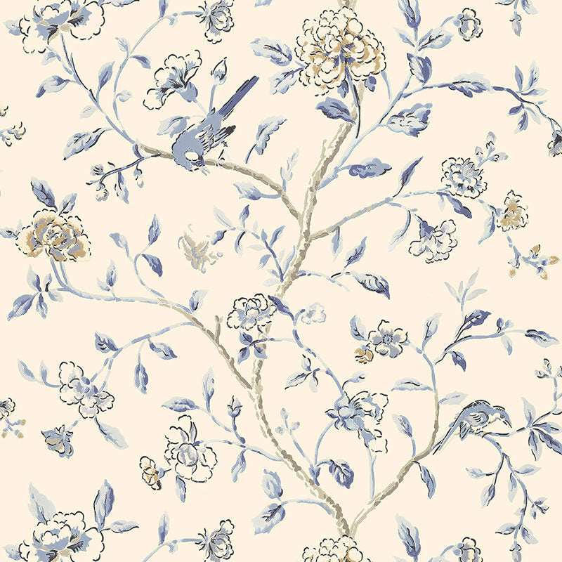 SCHUMACHER WALLCOVERING  GREENHOUSE ANNABELLE VINE   PORCELAIN   - 5004401