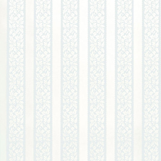 SCHUMACHER  CUT & PATTERNED VELVETS WALLIS STRIPE   CLOUD   - 5004434