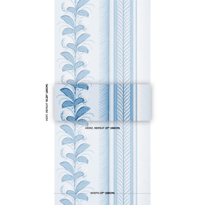 SCHUMACHER WALLCOVERING  GREENHOUSE HYDRANGEA DRAPE   DELFT   - 5004454