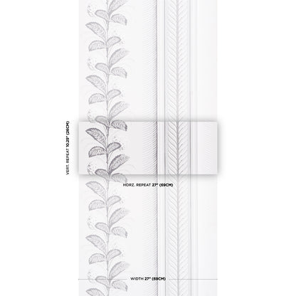 SCHUMACHER  GREENHOUSE HYDRANGEA DRAPE   GRISAILLE   - 5004455