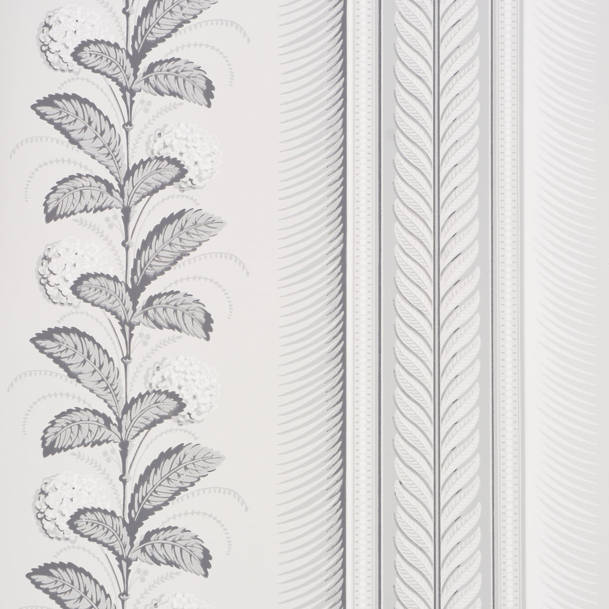 SCHUMACHER  GREENHOUSE HYDRANGEA DRAPE   GRISAILLE   - 5004455