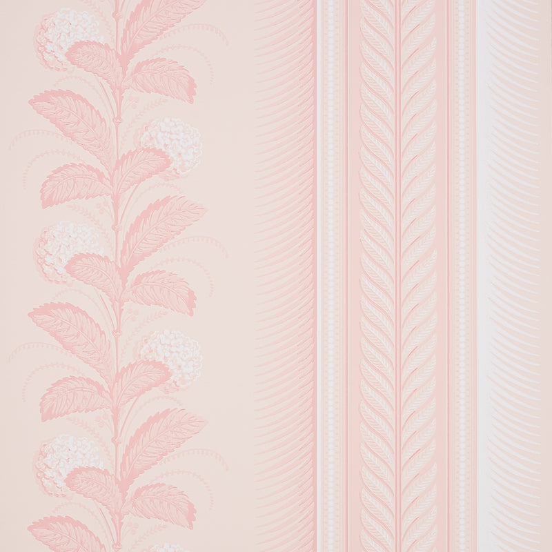 SCHUMACHER WALLCOVERING  HOBE ERWIN HYDRANGEA DRAPE   BLUSH   - 5004458