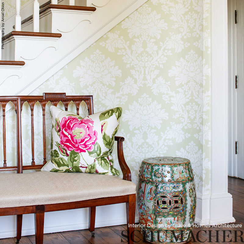 SCHUMACHER  GREENHOUSE TIERNI DAMASK   CELERY   - 5004462