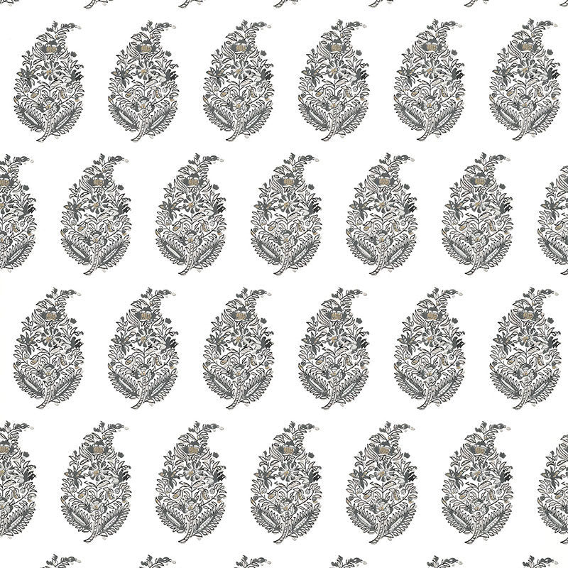 SCHUMACHER  GREENHOUSE RAJASTHAN PAISLEY   SILVER   - 5004474