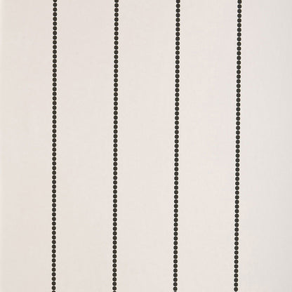 Cream background with five evenly spaced black dotted vertical stripes, minimalist geometric pattern.