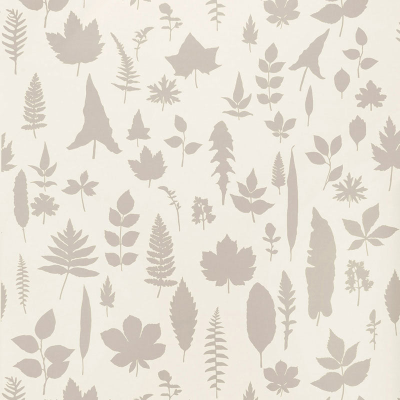 SCHUMACHER  MODERN NATURE LEAVES   PLATINUM   - 5005020