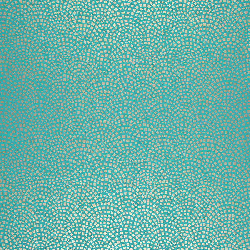 SCHUMACHER  MODERN NATURE MOSAIC   Turquoise   - 5005043