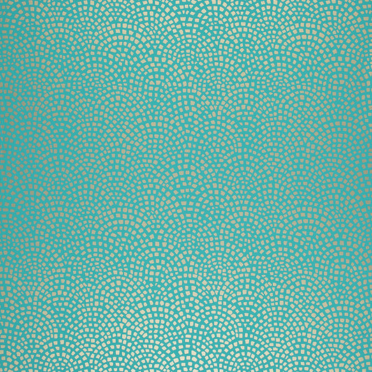SCHUMACHER  MODERN NATURE MOSAIC   Turquoise   - 5005043
