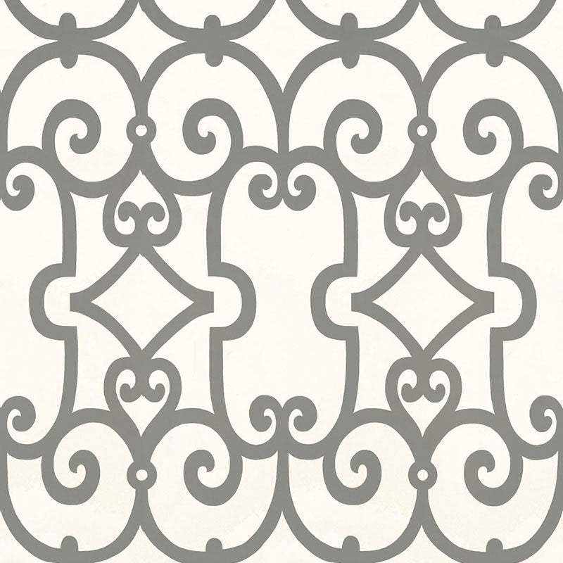 SCHUMACHER  MODERN NATURE MANOR GATE   Charcoal   - 5005053