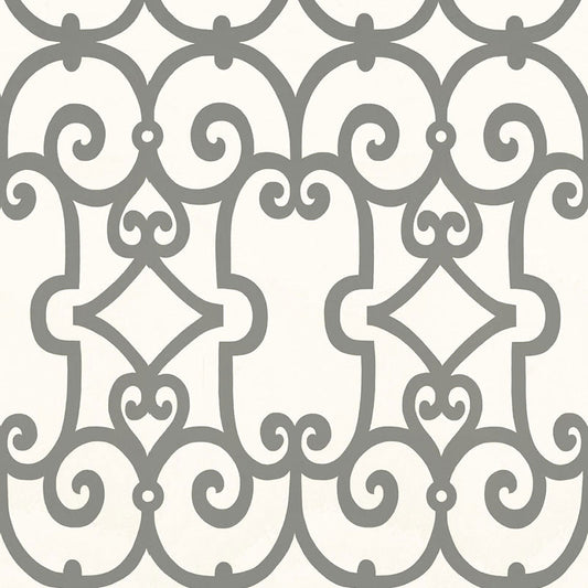 SCHUMACHER  MODERN NATURE MANOR GATE   Charcoal   - 5005053