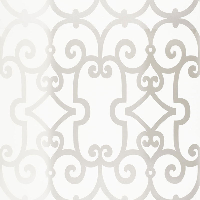 SCHUMACHER  MODERN NATURE MANOR GATE   Silver   - 5005054