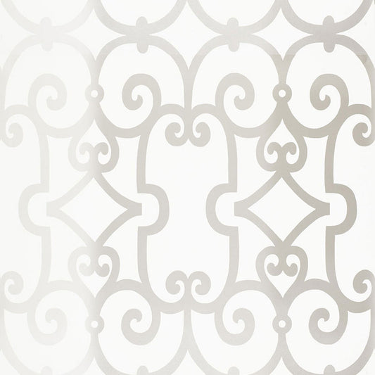 SCHUMACHER  MODERN NATURE MANOR GATE   Silver   - 5005054