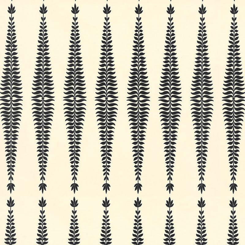 SCHUMACHER  MODERN NATURE FERN TREE   NOIR   - 5005070