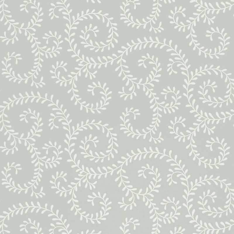 SCHUMACHER  SIMPLY CHARMING LEAFY SCROLL   DOVE   - 5005090