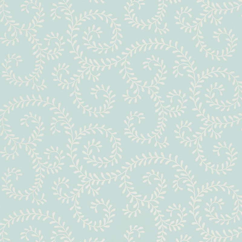SCHUMACHER  SIMPLY CHARMING LEAFY SCROLL   SKY   - 5005092