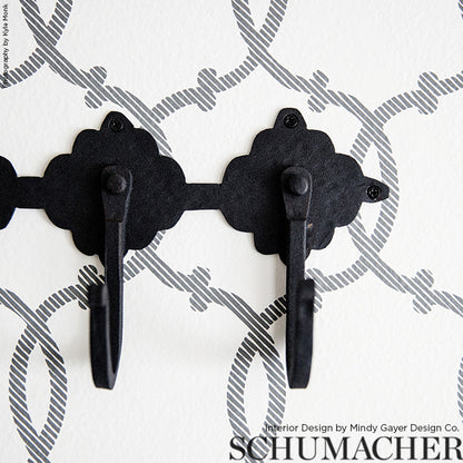 SCHUMACHER  MODERN NATURE TRACERY   CHARCOAL   - 5005121