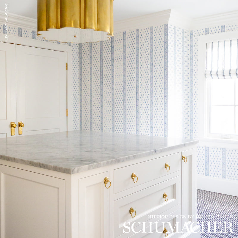 SCHUMACHER  JAIPUR KATSURA STRIPE   DELFT   - 5005201