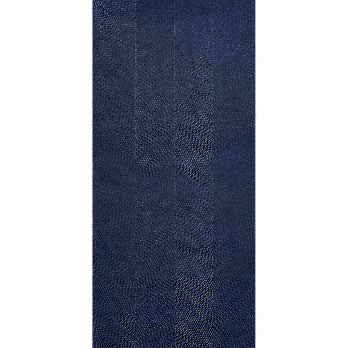 SCHUMACHER  TEXTURED WALLCOVERINGS & PRINTED GRASSCLOTHS CHEVRON TEXTURE   MIDNIGHT BLUE   - 5005654