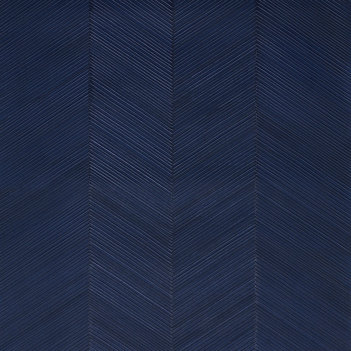 SCHUMACHER  TEXTURED WALLCOVERINGS & PRINTED GRASSCLOTHS CHEVRON TEXTURE   MIDNIGHT BLUE   - 5005654