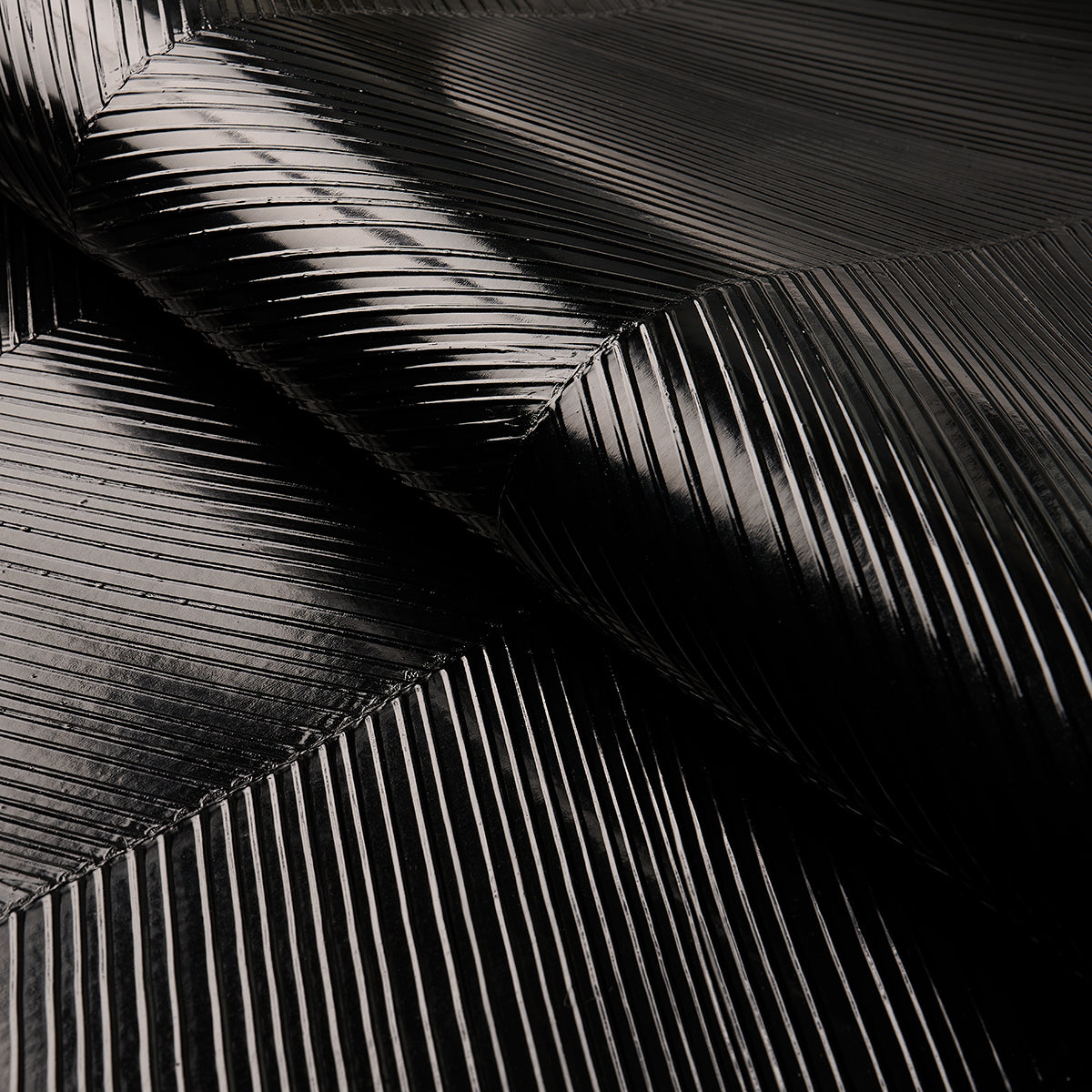 SCHUMACHER  TEXTURED WALLCOVERINGS & PRINTED GRASSCLOTHS CHEVRON TEXTURE   ONYX   - 5005655