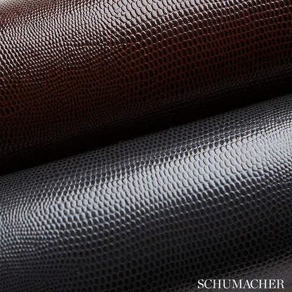 SCHUMACHER WALLCOVERING  MODERN GLAMOUR LIZARD   CARBON   - 5005841