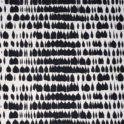 SCHUMACHER WALLCOVERING  EXUBERANT PRINTS QUEEN OF SPAIN   BLACK   - 5005881