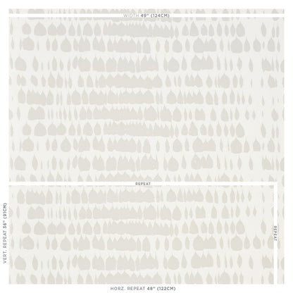 SCHUMACHER WALLCOVERING  REVISIT OF POPULAR PATTERNS QUEEN OF SPAIN   DOVE   - 5005883