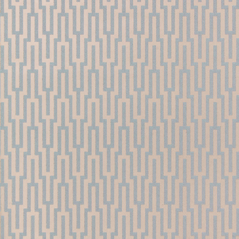 SCHUMACHER WALLCOVERING  BYZANTIUM METROPOLITAN FRET   MOONSTONE   - 5005891