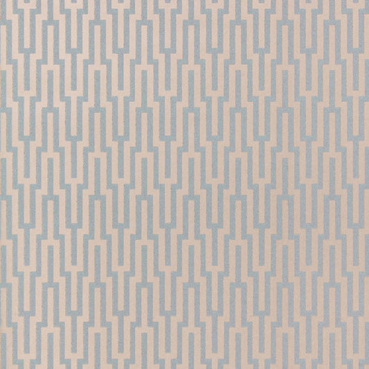 SCHUMACHER WALLCOVERING  BYZANTIUM METROPOLITAN FRET   MOONSTONE   - 5005891