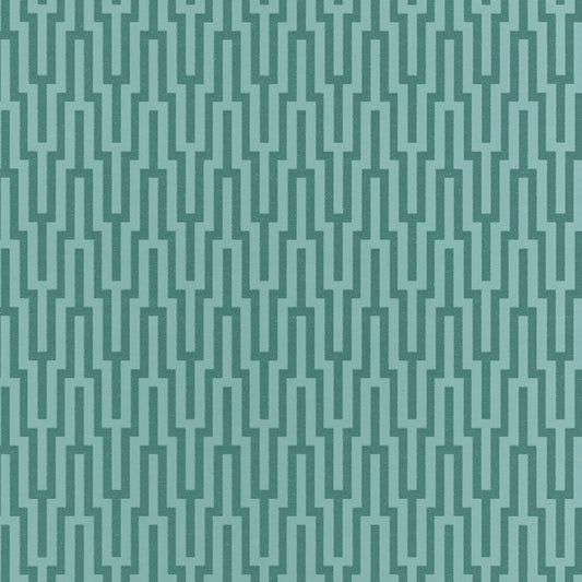 SCHUMACHER  BYZANTIUM METROPOLITAN FRET   TURQUOISE   - 5005894