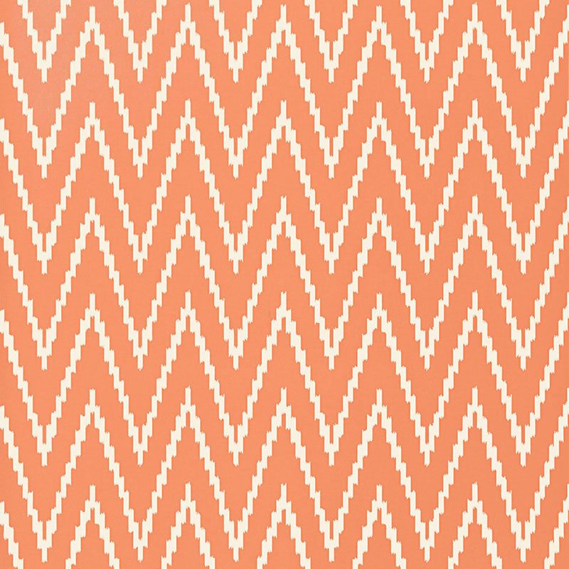SCHUMACHER  BYZANTIUM KASARI IKAT   Terra Cotta   - 5005994