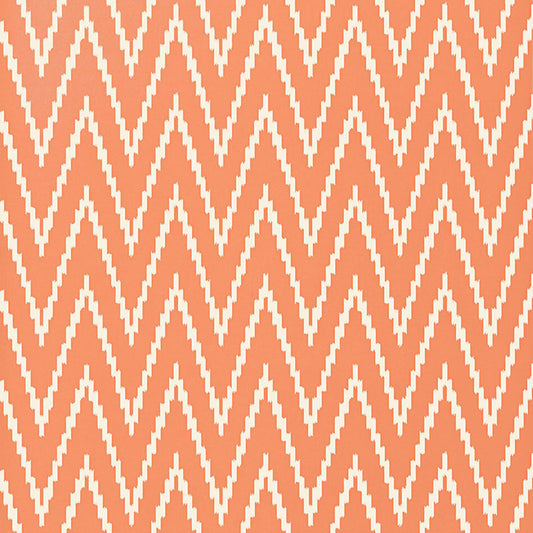SCHUMACHER  BYZANTIUM KASARI IKAT   Terra Cotta   - 5005994